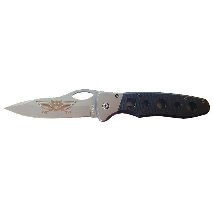 אולר Ka-Bar AGAMA FOLDER 3076 עם סמל סיירת / פלס"ר גולני חרוט על הלהב.