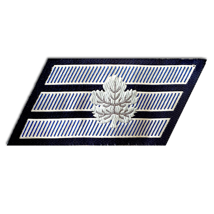 זוג דרגות שדה סמל ראשון רקום כחול חיל האוויר - דרגות ב'