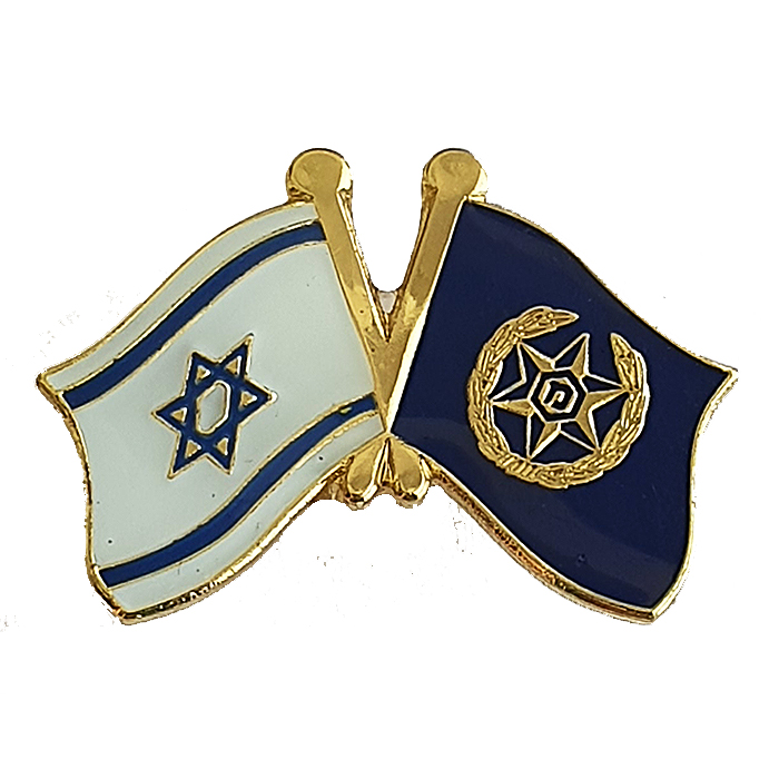 סמל דגל ישראל משולב דגל משטרת ישראל