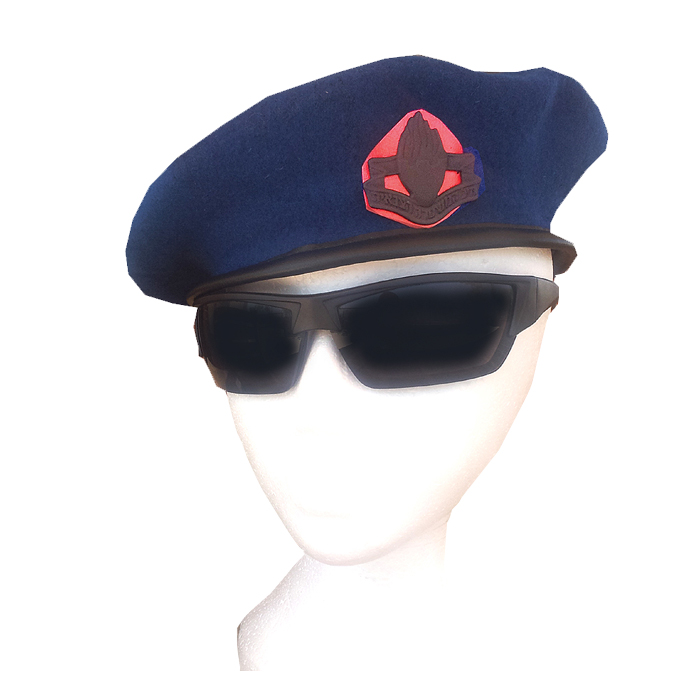 כומתת משטרה צבאית + סמל כומתה מ"צ